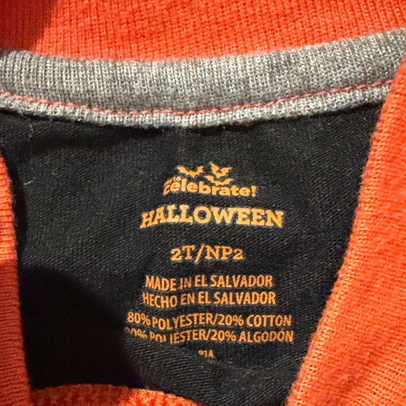 Kids Halloween T-Shirt - Black, Red, and Green - Picture 2 of 2